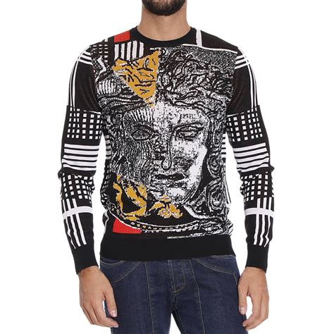 vintage versace jumper|Versace sweatsuit for men.